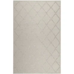 Esprit Outdoorteppich In & Outdoor Sparkle Outdoor (Rhomb) Beige Grau