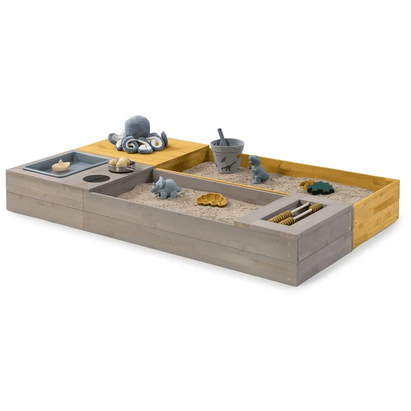 MUDDY BUDDY® Sandkasten "Flexy Style", Warmgrau-ocker 1 MUDDY BUDDY® Sandkasten "Flexy Style", Warmgrau-ocker