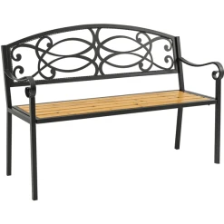 Outsunny Gartenbank Mit Stauraum Bunt