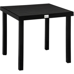 Outsunny Gartentisch Mit Aluminium-Rohre Schwarz