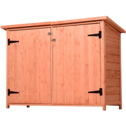 Outsunny Gerätehaus Mit Ablage Natur