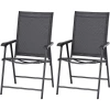 Outsunny Klappstühle Im 2er Set Schwarz