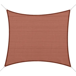 Outsunny Sonnensegel Als Rechteck Rot